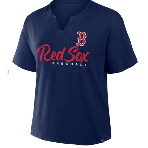 Boston Red Sox Fanatics Size 2X Womens Baseball Tee Shirt NWT - Picture 1 of 11